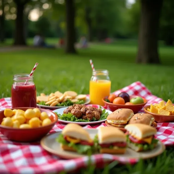 10 einfache Essensideen für Geburtstagsparty im Park