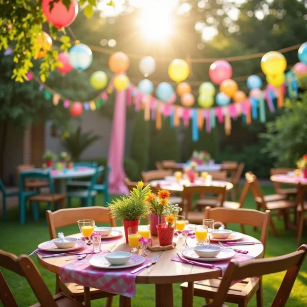 ideas para fiesta de cumpleaños en el jardín