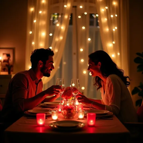 Valentinstag-Ideen für zu Hause