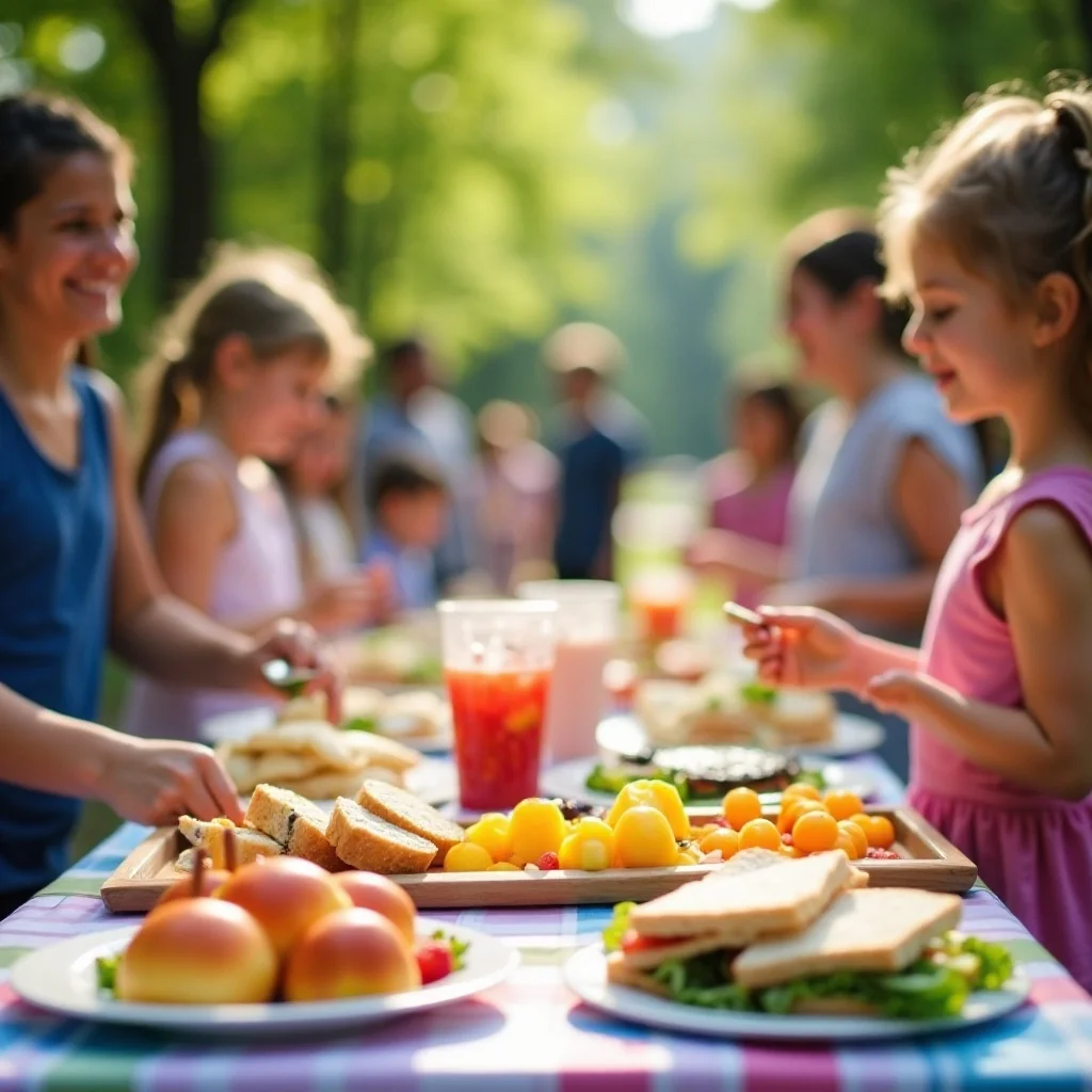 Pourquoi choisir des repas simples et pratiques pour une fête au parc