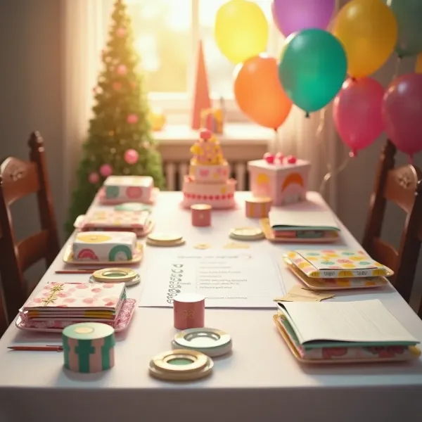 liste de contrôle pour fête d anniversaire