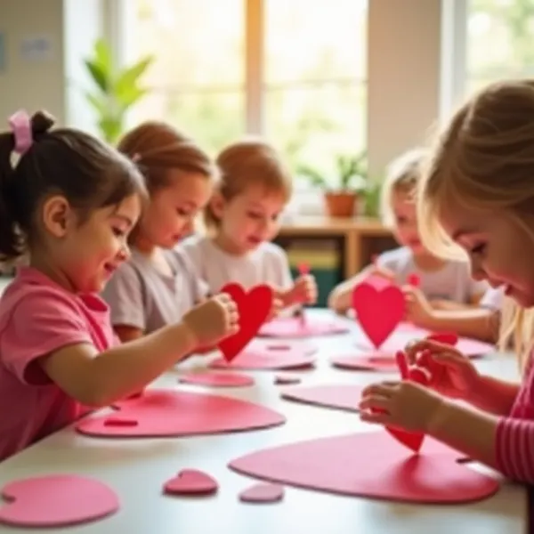 Mejores ideas de manualidades de San Valentín para niños de jardín de infantes