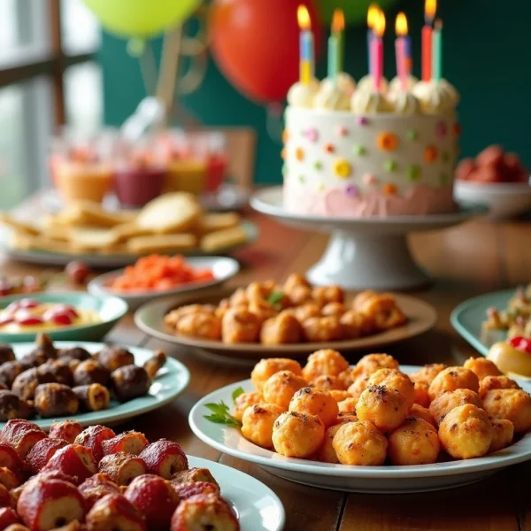 Mejor Comida para una Fiesta de Cumpleaños Casual