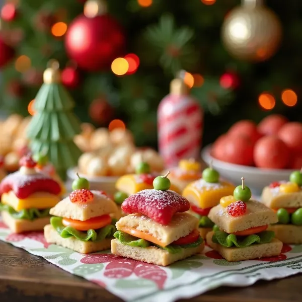 Snacks navideños para fiestas aptos para niños