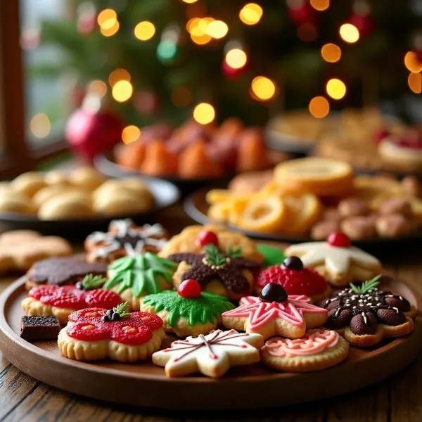 Ideas creativas de snacks para temáticas de fiestas de Navidad