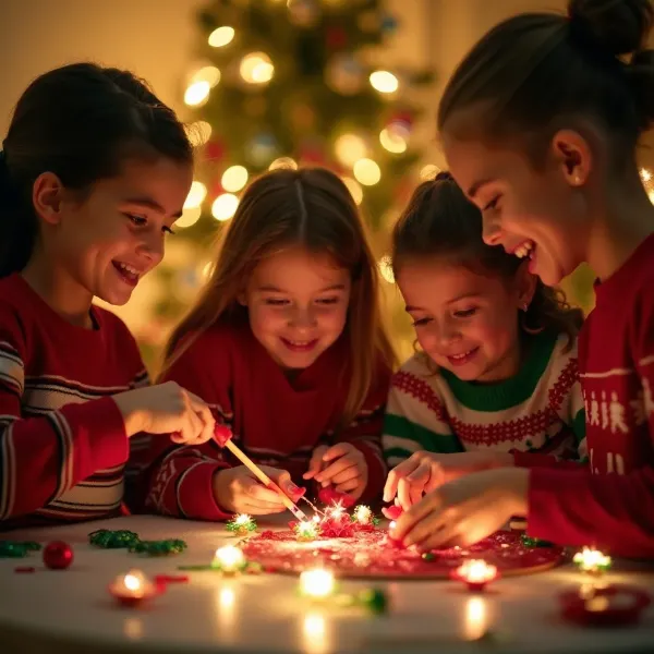 Kreative Bastelaktivitäten für Kinder zu Weihnachten