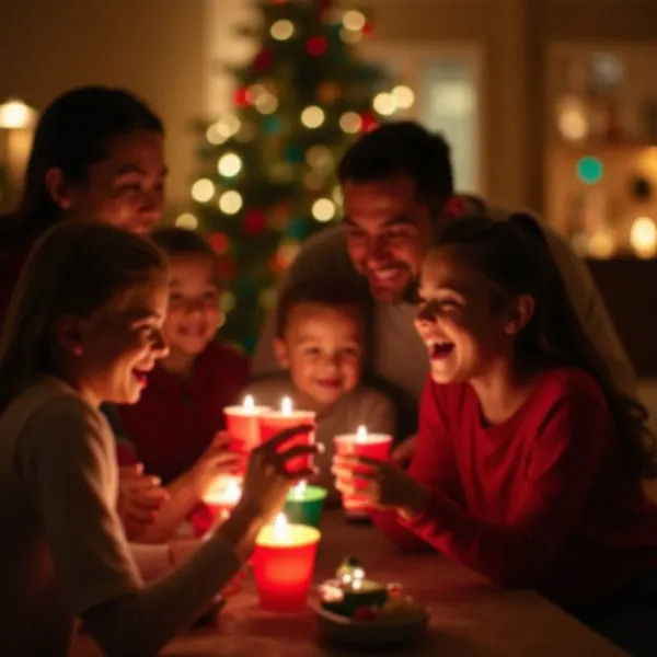 Lustige Weihnachtsspiele für Familien