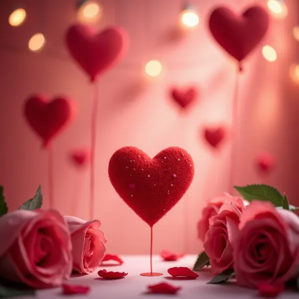 Scherzhaft-kitschige Wortspiele zum Valentinstag